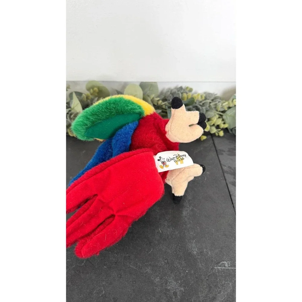 Vintage Parrot plush Walt Disney World Animal Kingdom bird stuffed animal